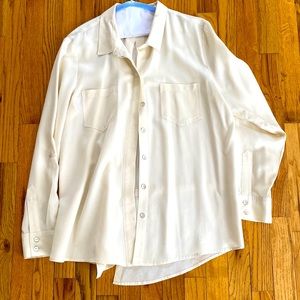 Multiples off-white top